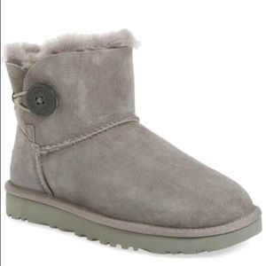 UGGs - Gray Mini Bailey Button II